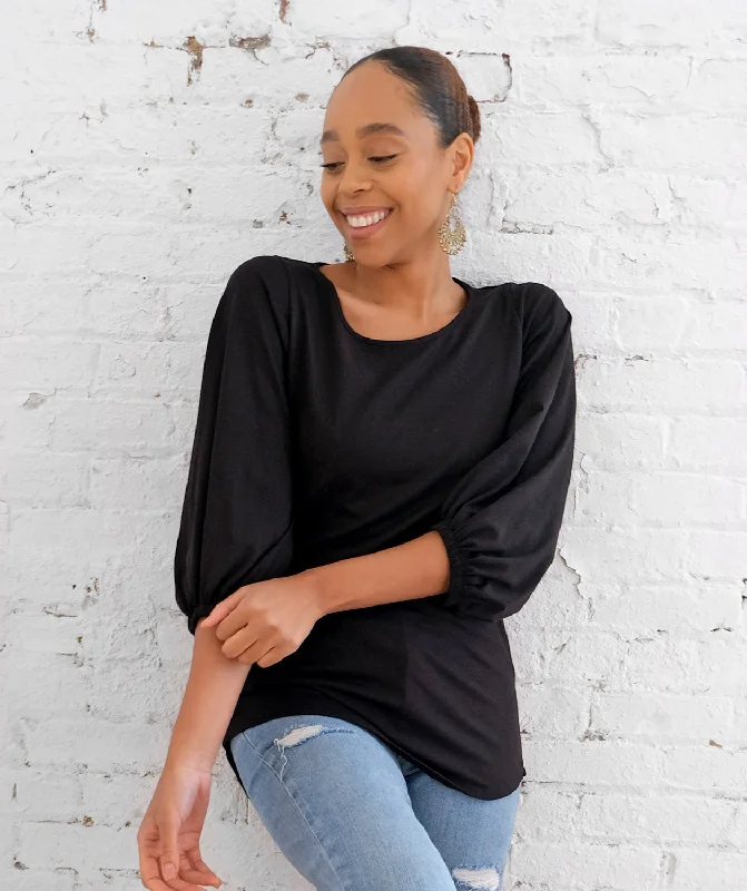 ZILLAH top in Black