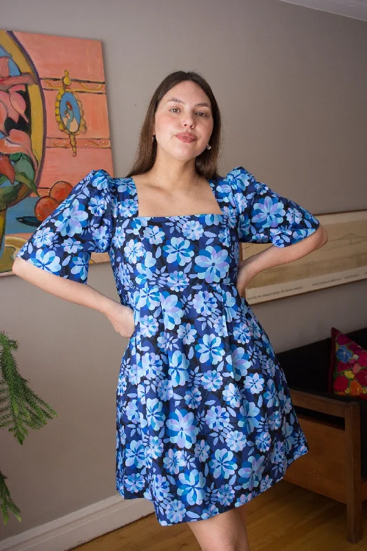 Birds of North America Swamp Angel Dress - Larkspur Blue (Online Exclusive)