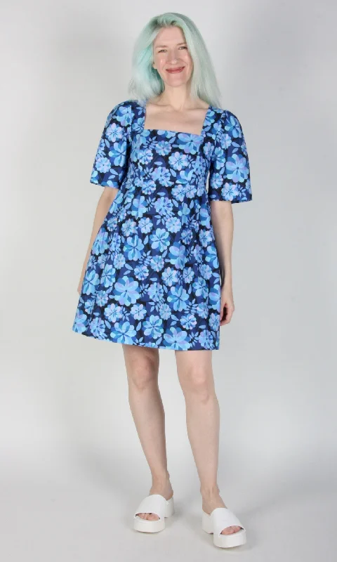 Birds of North America Swamp Angel Dress - Larkspur Blue (Online Exclusive)