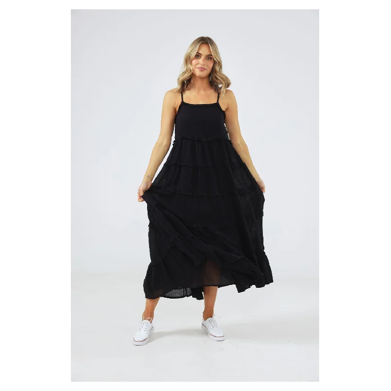 Dress Castro Black Linen