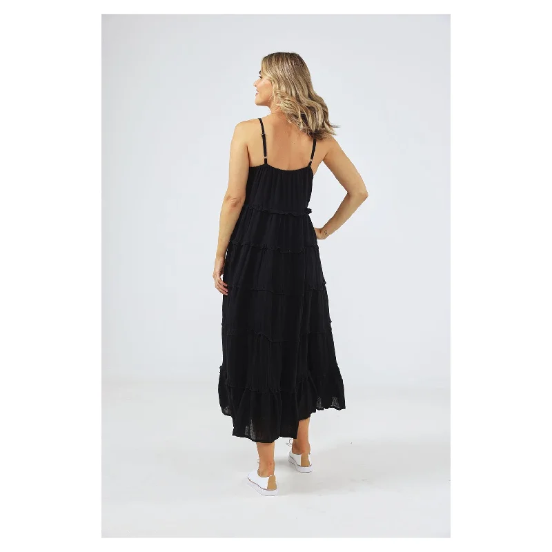 Dress Castro Black Linen