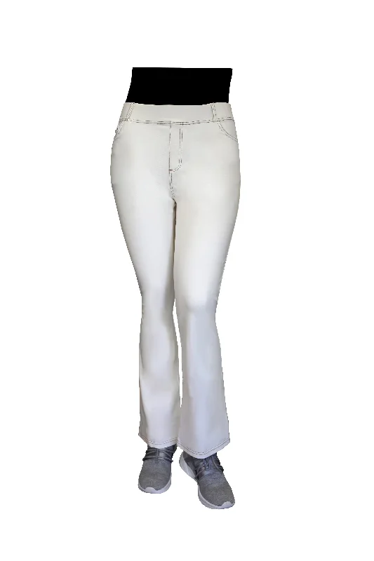 La Cera Plus Size Stretch Knit Boot Cut Pant