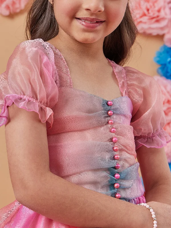 6-7Y / Multi Color / Organza