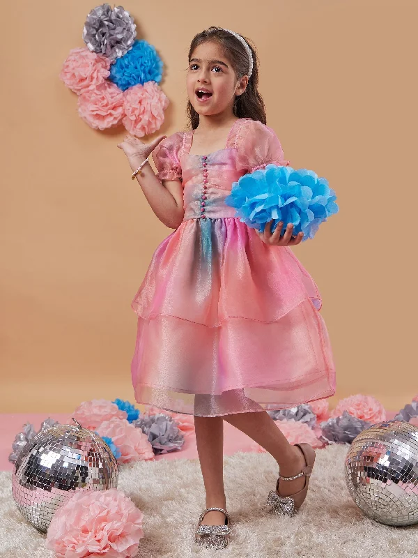 9-10Y / Multi Color / Organza